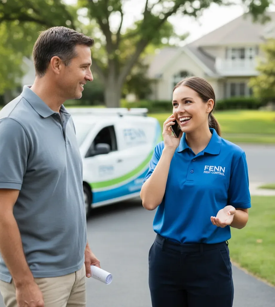 Fenn Pest Control customer support in Staunton